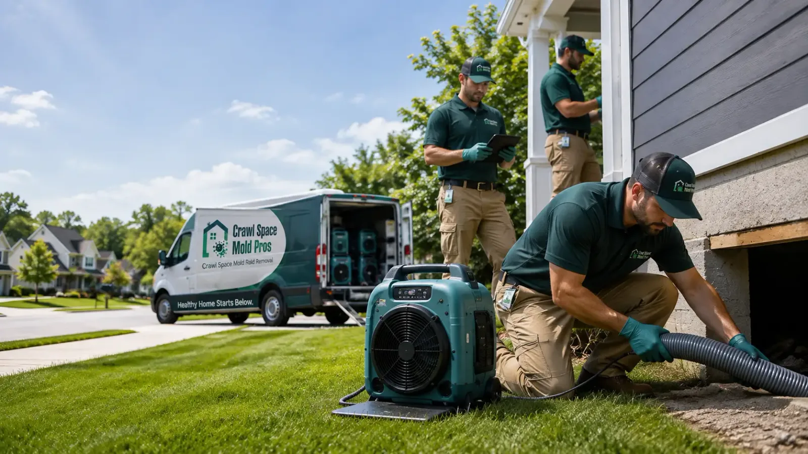 Crawl Space Mold Removal in Madison, MN